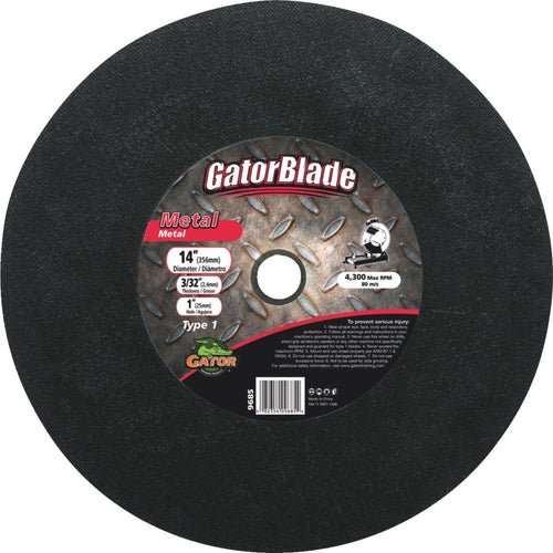 Gator Blade Type 1 12 In. x 3/32 In. x 1 In. Metal Cut-Off Wheel