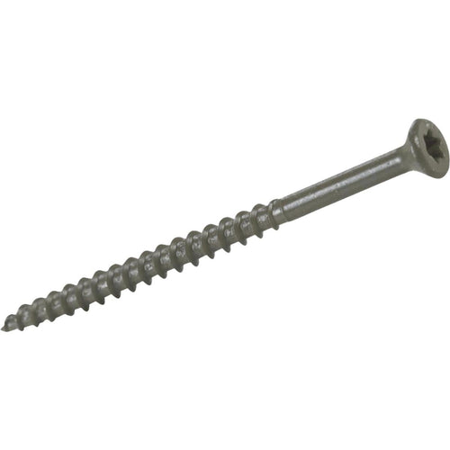 Grip-Rite PrimeGuard Plus #8 x 2 In. Green Star Wood Deck Screw