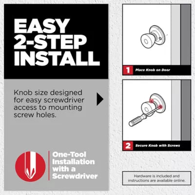 Kwikset Polo Knob - Pull Only